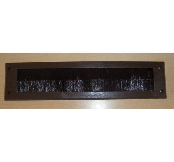 EasyFix Draught Excluder / LetterBox Seal with Fixings - DE703 - Brown