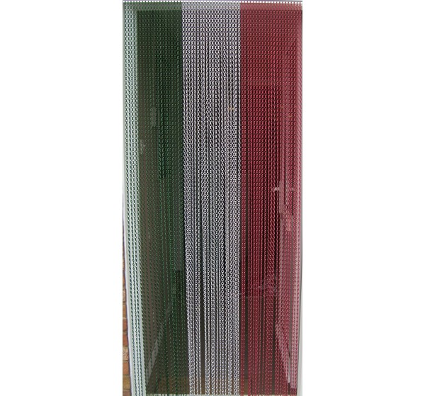 Premium "Italy Flag" Coloured Aluminium Chain Blind - 90cm