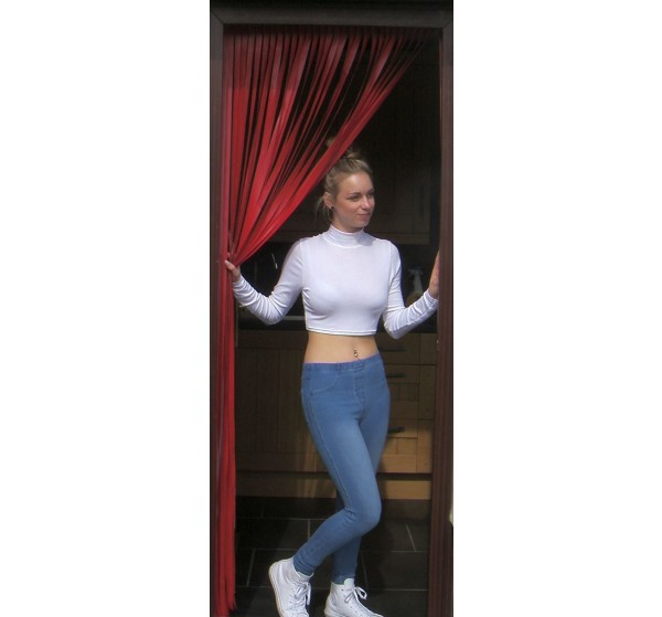 Heavy Duty Bug Blind,Fly Blind,Strip Blind, Door Blind-ALL RED