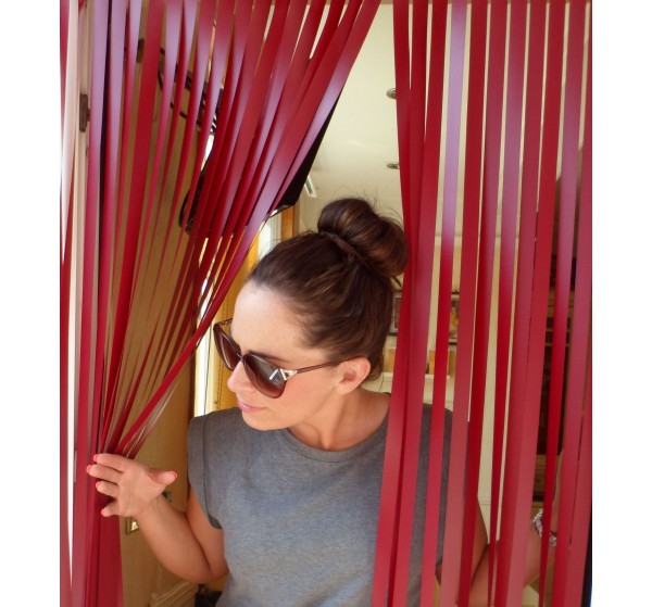 Heavy Duty Caravan / RV Blind in Red Wine