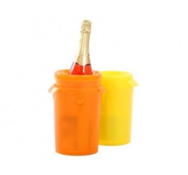 THERMOS - SUPER DRINKS COOLER- YELLOW-CHILLS BOTTLES FAST & UP TO SIX HOURS! 
